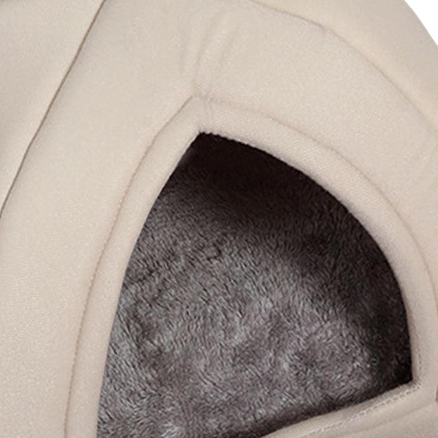 review Cat Warm House Dog Tent Nest Decorative Ball Decorative Cave Pet Bed for Indoor Cats, M Gray