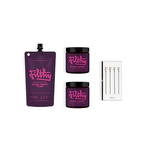 Miniatura 9 de Kit de cóctel Filthy Bloody Mary, kit de cóctel premium, incluye aceitunas rellenas de pepinillo, aceitunas rellenas de pimienta, 4 bolsas de mezcla