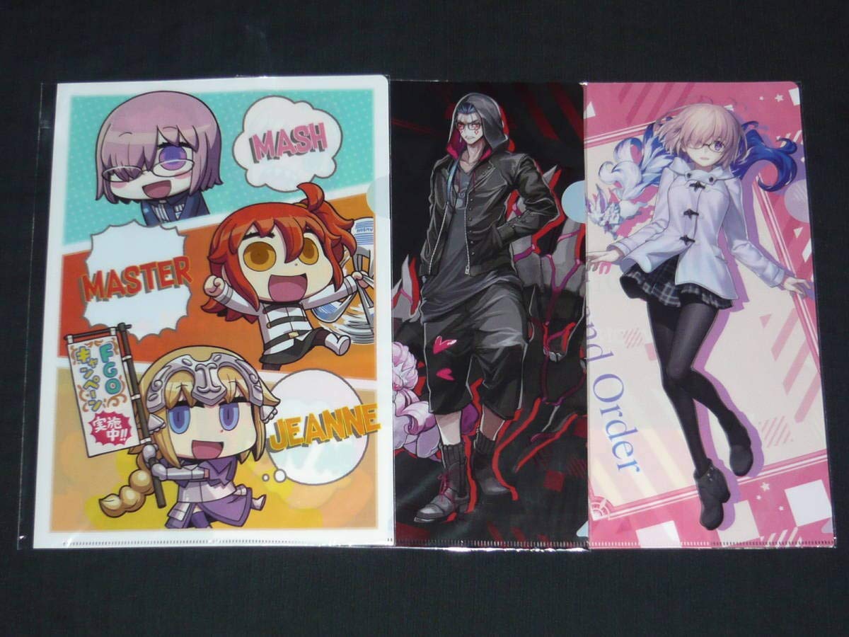 Amazon.co.jp: 未開封 全三種類セット FGO Fate/Grand Order ローソン
