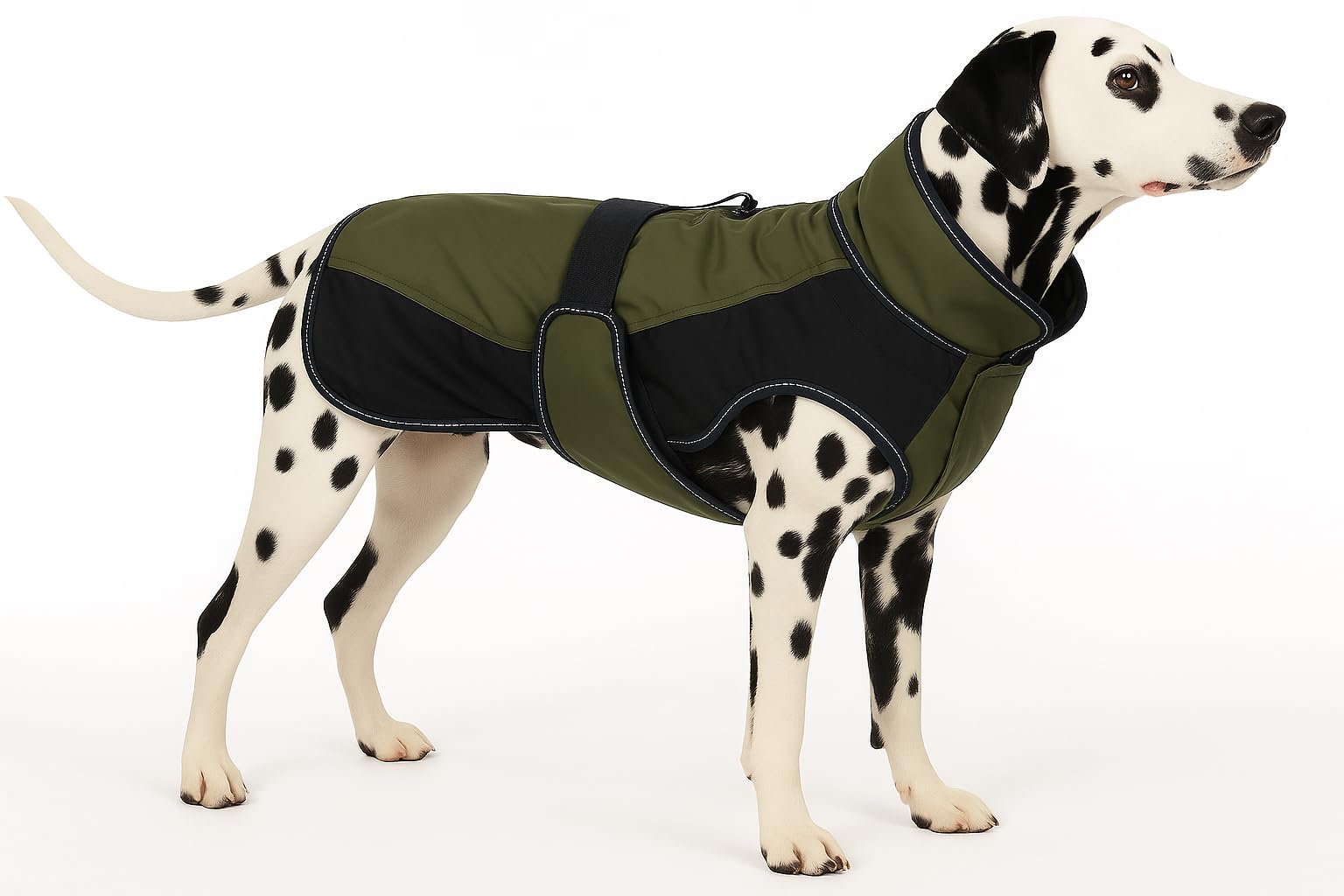 Flamingo WINTER COAT EISBERG KHAKI/DARK BLUE 60CM