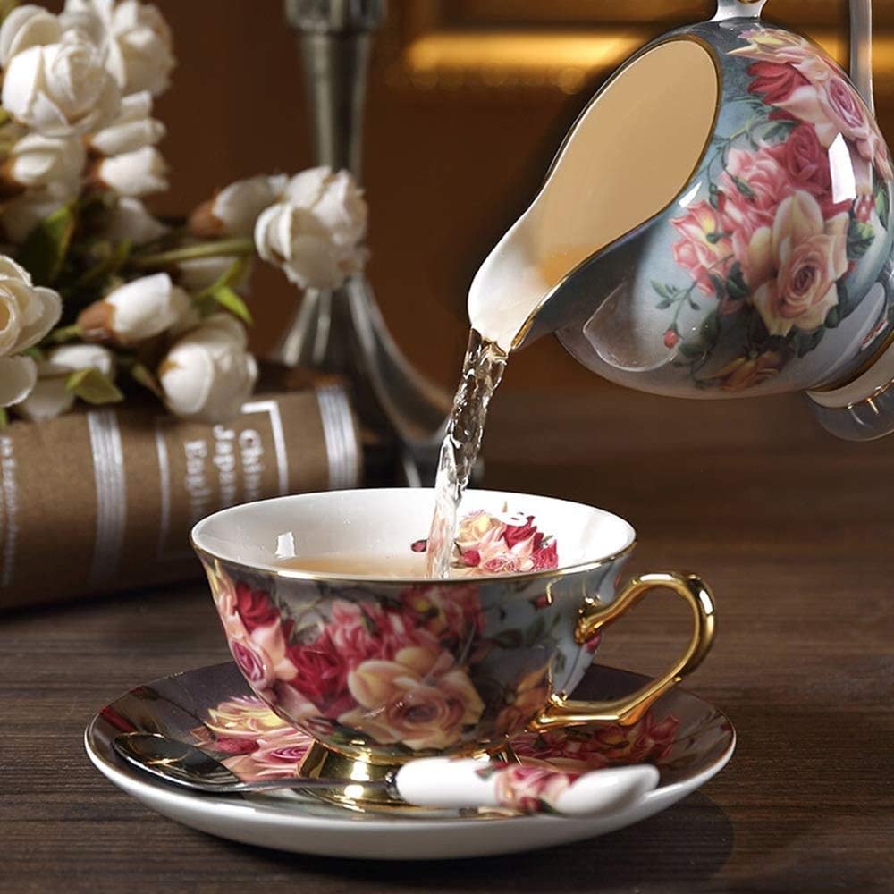 Zestaw Do Herbaty 15 Sztuk Zestaw Ceramicznych Filiżanek Do Herbaty Europejski Kawy Użytku Domowego Akcesoria Kuchenne