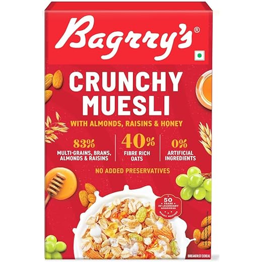 Bagrry Museli - Crunchy, 200g Box