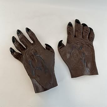 Latex Wolf Claw Gloves Wolf Foot Covers Halloween Cosplay Costume Accessories For Women Men Gifts