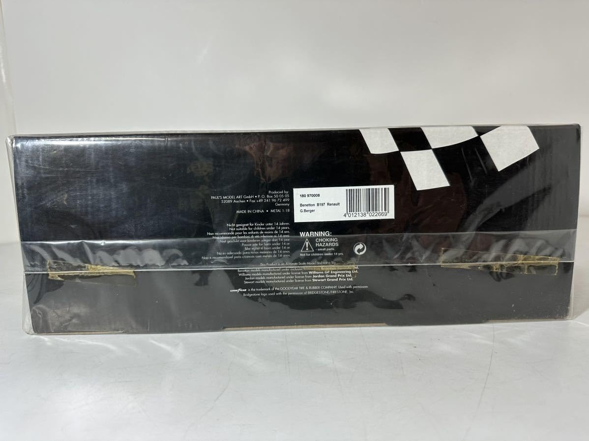 Amazon.co.jp: MINICHAMPS ミニチャンプス 1/18 ベネトン B197