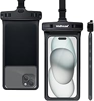 Vista 1 de Funda universal impermeable para teléfono con cordón para teléfono celular IP8X buceo al aire libre playa flotante bajo el agua hasta 7.0 pulgadas