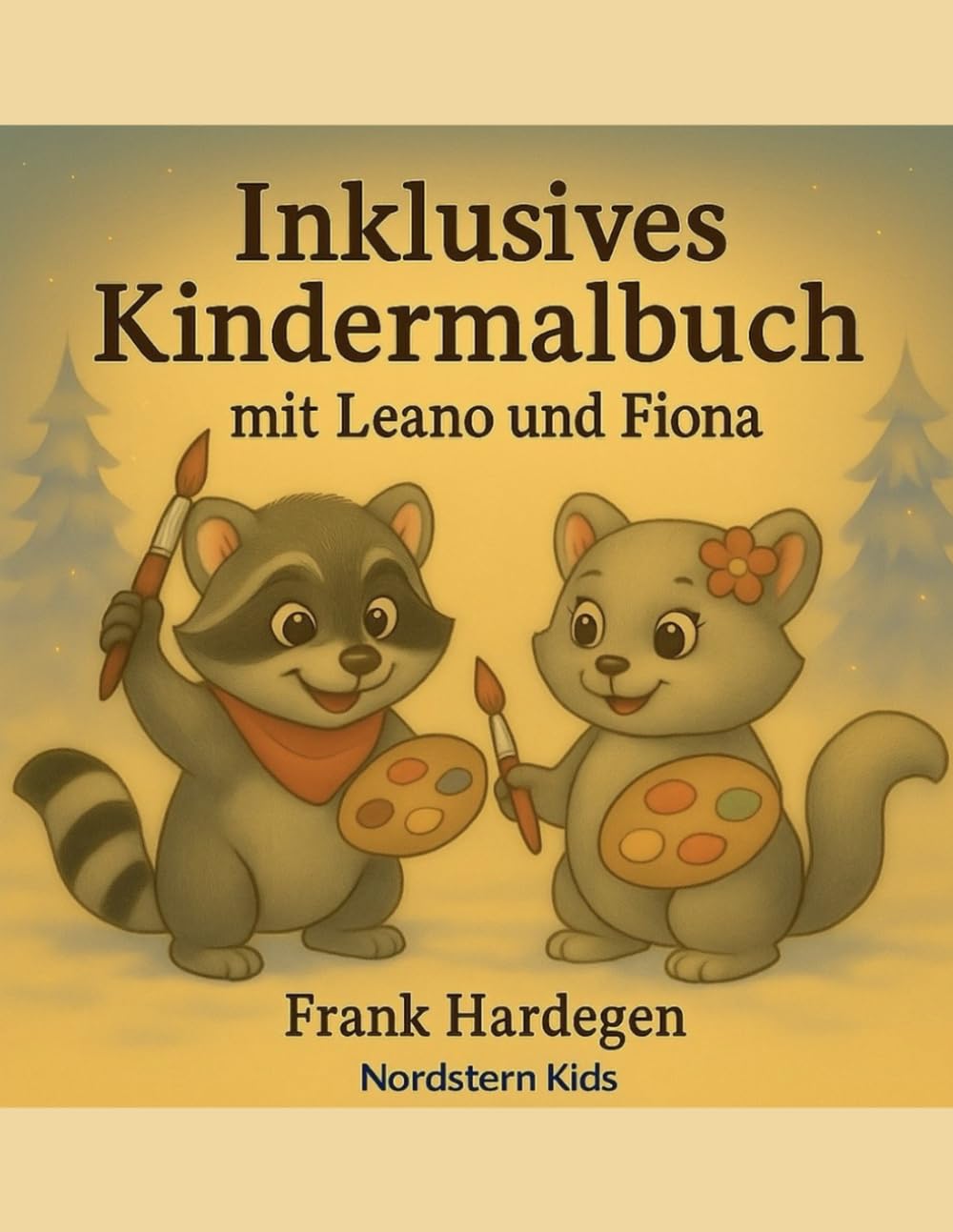 Inklusives Kinder Malbuch: Leano und Fiona