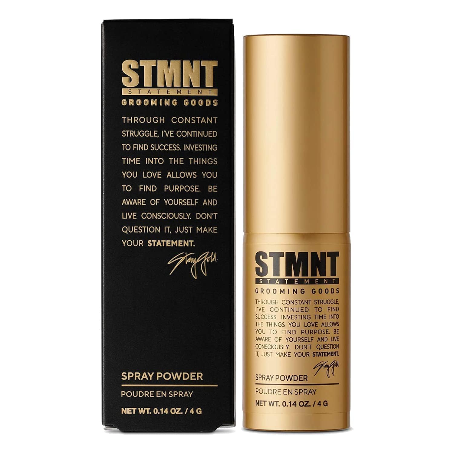 STMNT Statement Grooming Goods Spray Powder,Extra Matte Finish, Added Texture and Grip, Super Lightweight Formula, All Hair Types,4 gram