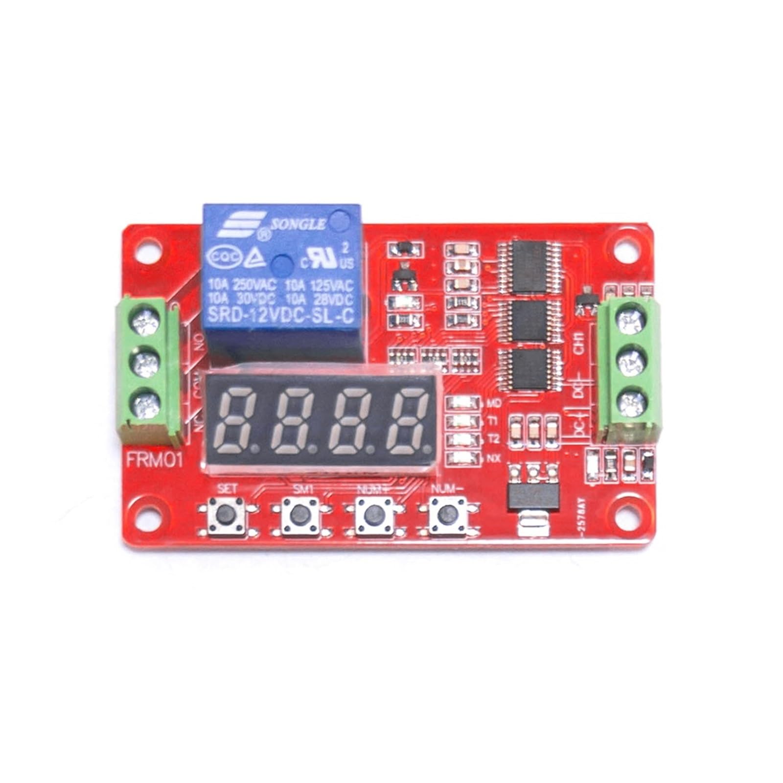 Minuterie boucle réglable avec affichage LED pour carte FRM01 12V