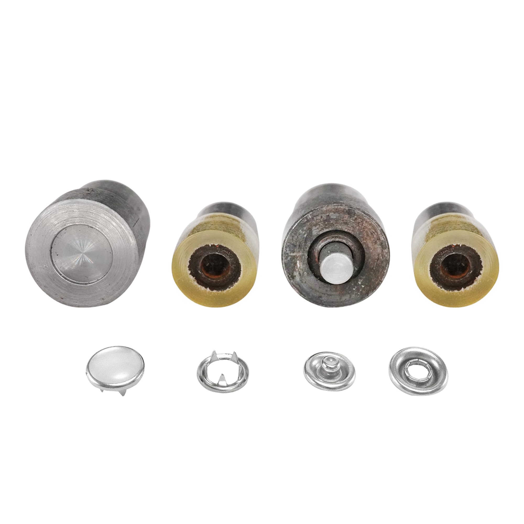 Trimming Shop 9.5mm, 12mm Pearl Tapa Chasquear Poppers Cierres Botones a Presión Herramienta de Ajuste Plantilla Set Kit Con Kam Universal Verde Máquina Para Bebé Baberos, Ropa, Cuero Crafts, Reparar