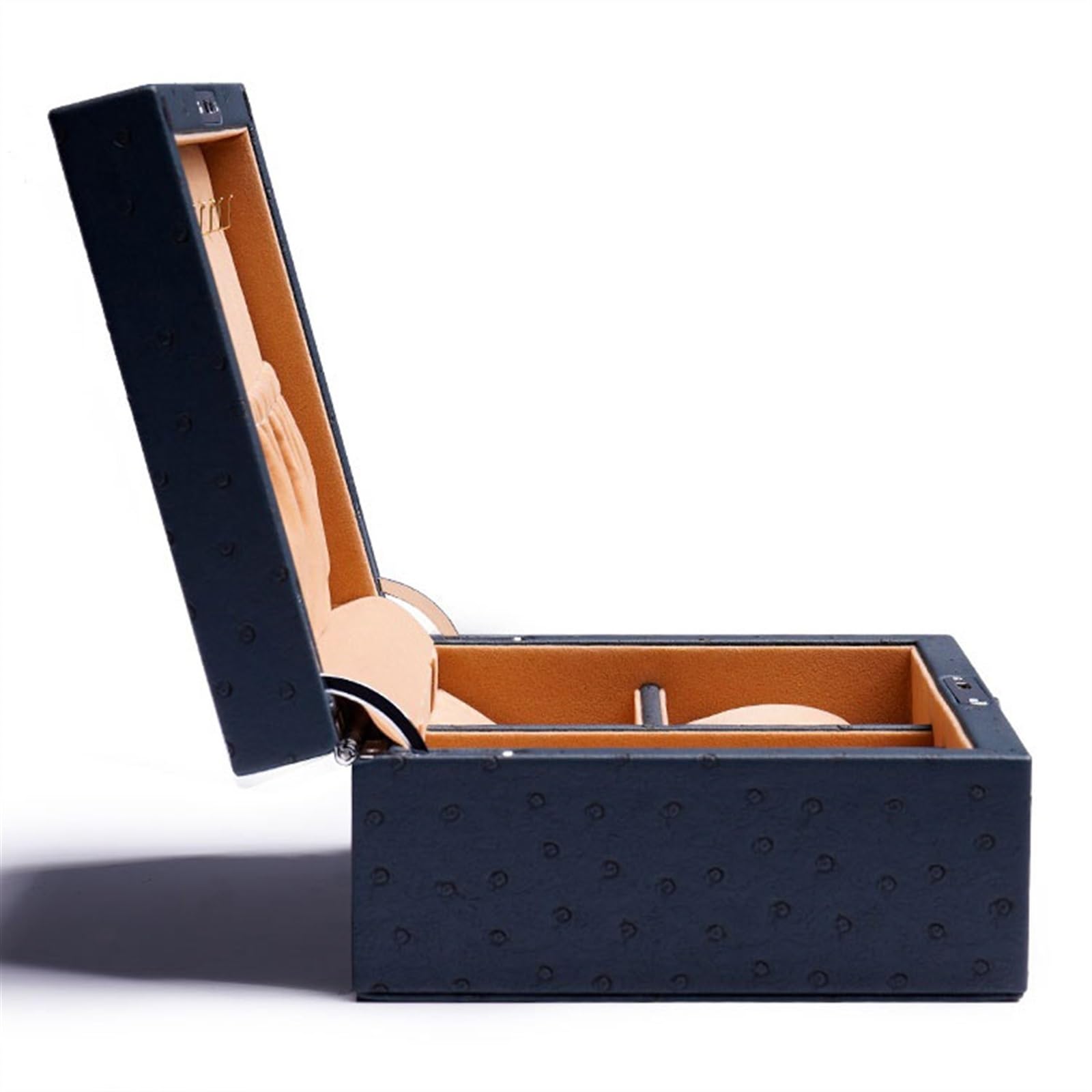 Boîte de rangement pour montres Boîte de rangement multifonctionnelle en cuir PU for montres et bijoux avec serrure
