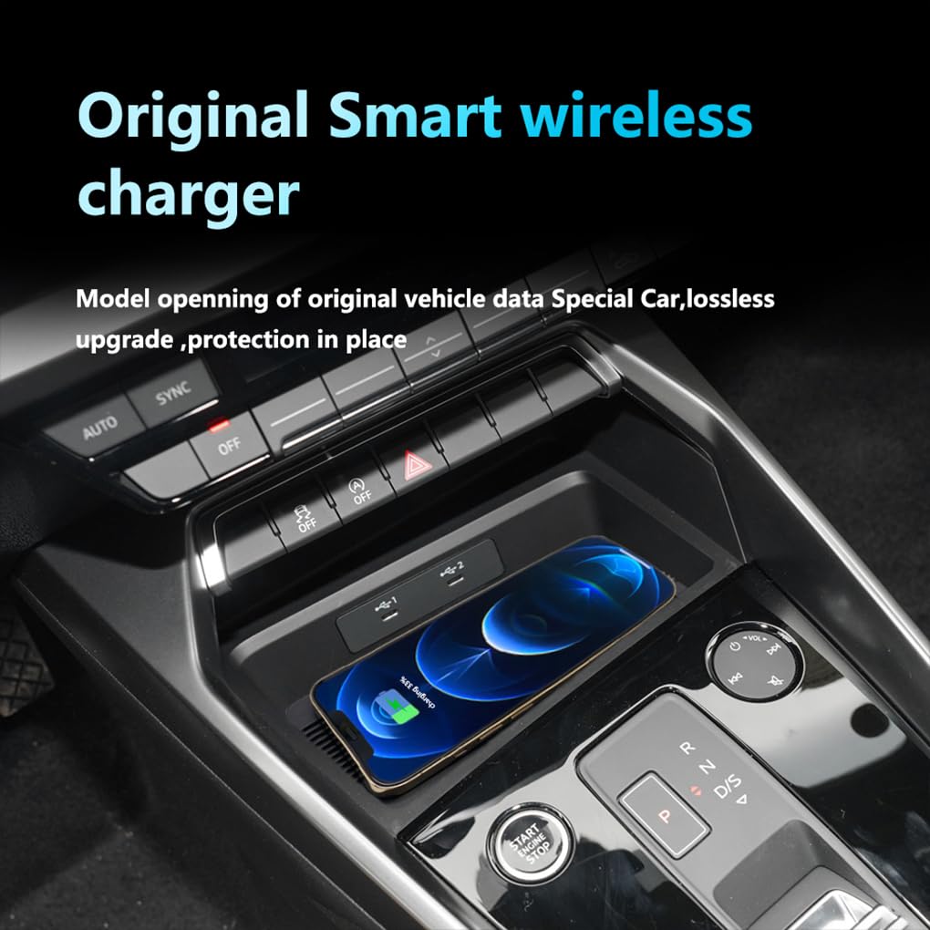 Cargador inalámbrico Duradero, Ajuste cómodo, Consola, 21-24 A3 S3 | smartphones A3 S3, carga inalámbrica, hecho para durar, cargador de coche para A3 S3
