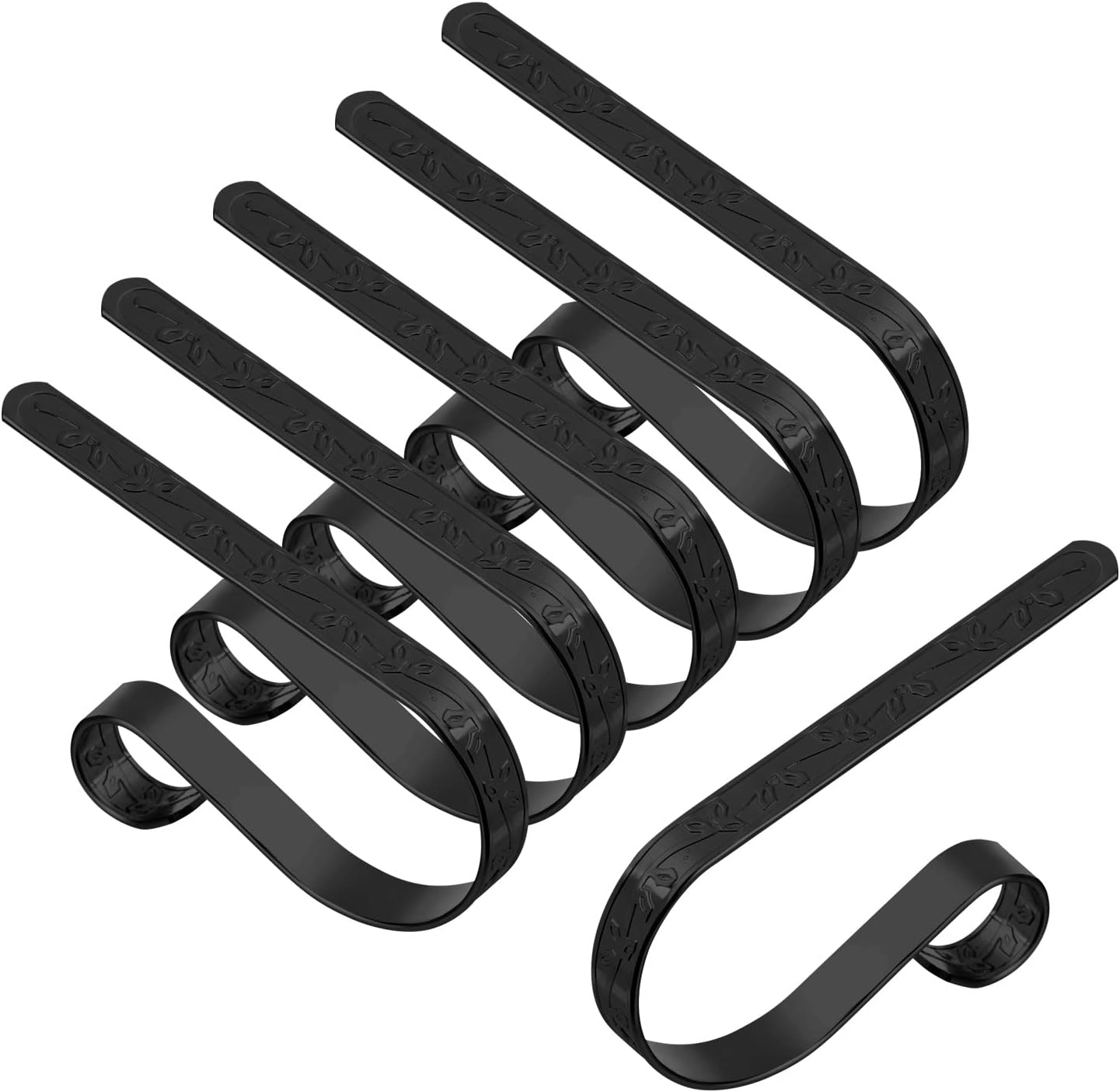 maxgoods Christmas Stocking Hooks, 6 Pack Mantel Stocking