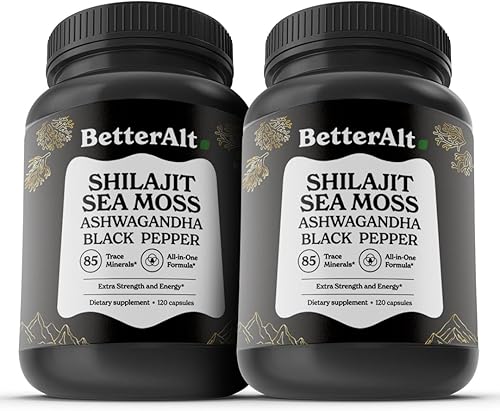 Miniatura 13 de 3000 mg de musgo marino de Iris, 2000 mg de aceite de semilla negra, 1000 mg de ashwagandha, 1000 mg de raíz de burdock, 1000 mg de bledo con