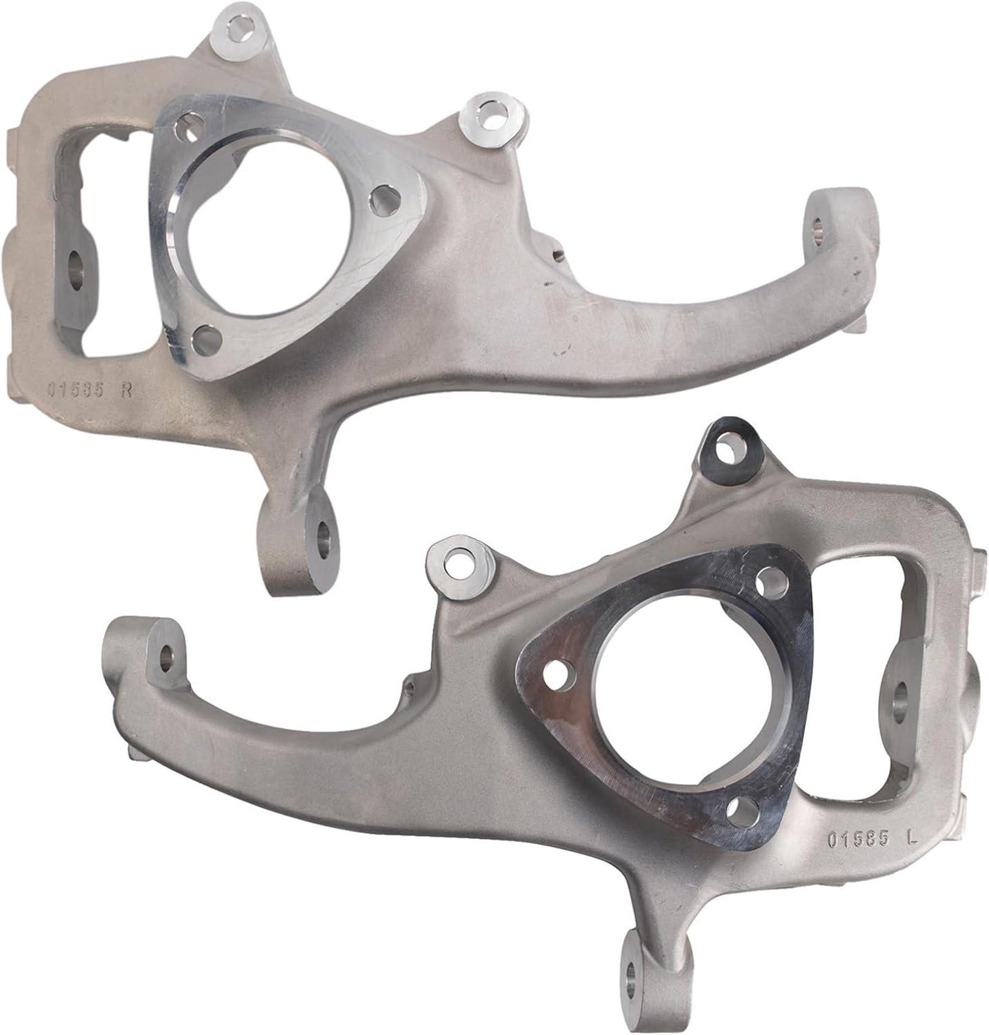 TRQ Front Driver & Passenger Side Steering Knuckle Set,Steering Knuckle Kit Compatible with 2003-2010 Dodge Ram 1500 2011-2018 Ram 1500 2019-2021 1500 Classic