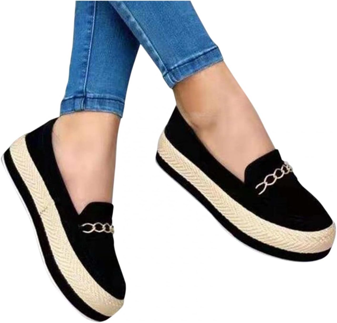 Women's Wedge Sandal Summer Ankle Strap Open Toe High Heel Platform Sandals Outdoor Leisure Espadrilles Walking Shoes