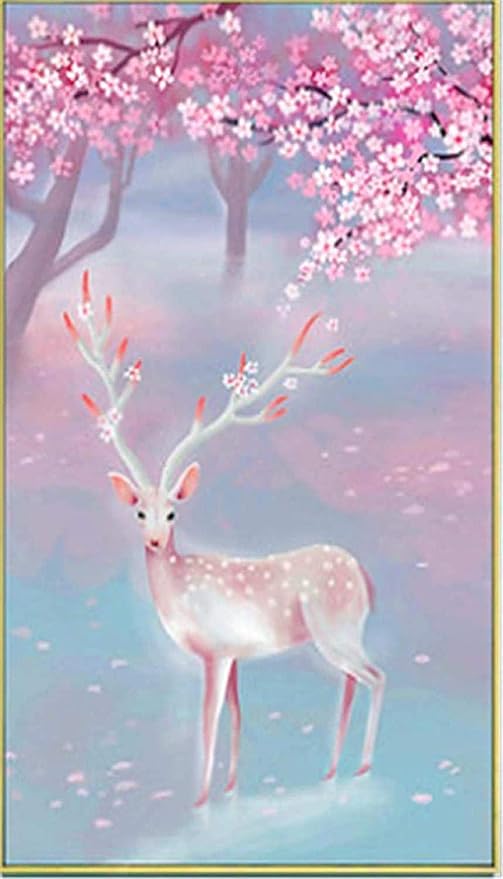 Amazon 5dファンタジー美しい風景動物ニホンジカの壁の装飾ダイヤモンド絵画最高の手作りクラフトギフト家の壁の装飾40 50cm 刺しゅうキット 通販