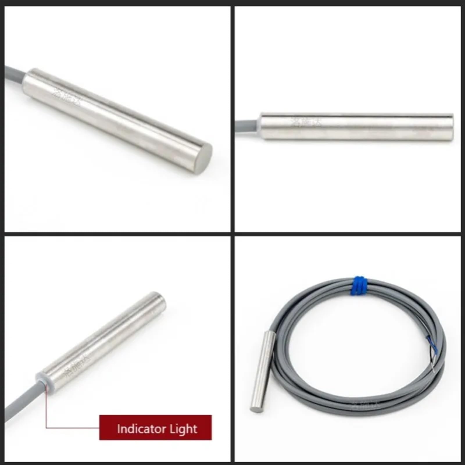 1 Uds interruptor de Sensor inductivo M6.5 de acero inoxidable sin rosca NPN PNP 3 cables interruptores de proximidad NO NC 1mm 2mm 3mm 4mm 6mm(M6.5 High Head,NPN NC,Detect Distance 5mm)