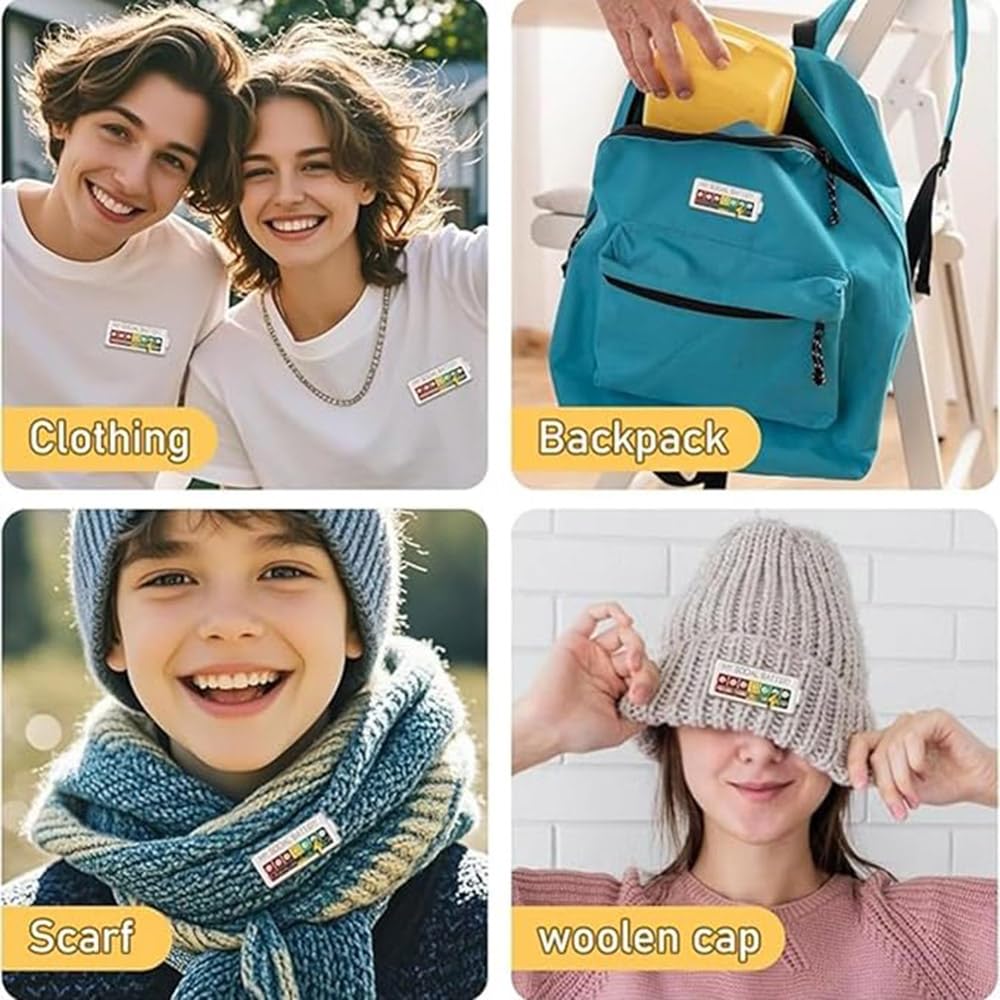 4 Pines Broches de Batería Social Ajustables - Broches de Humor con Diseño de Nubes para Mochila, Chaqueta o Gorra - Pins Decorativos para Hombre, Mujer y Niños - Divertido y Creativo
