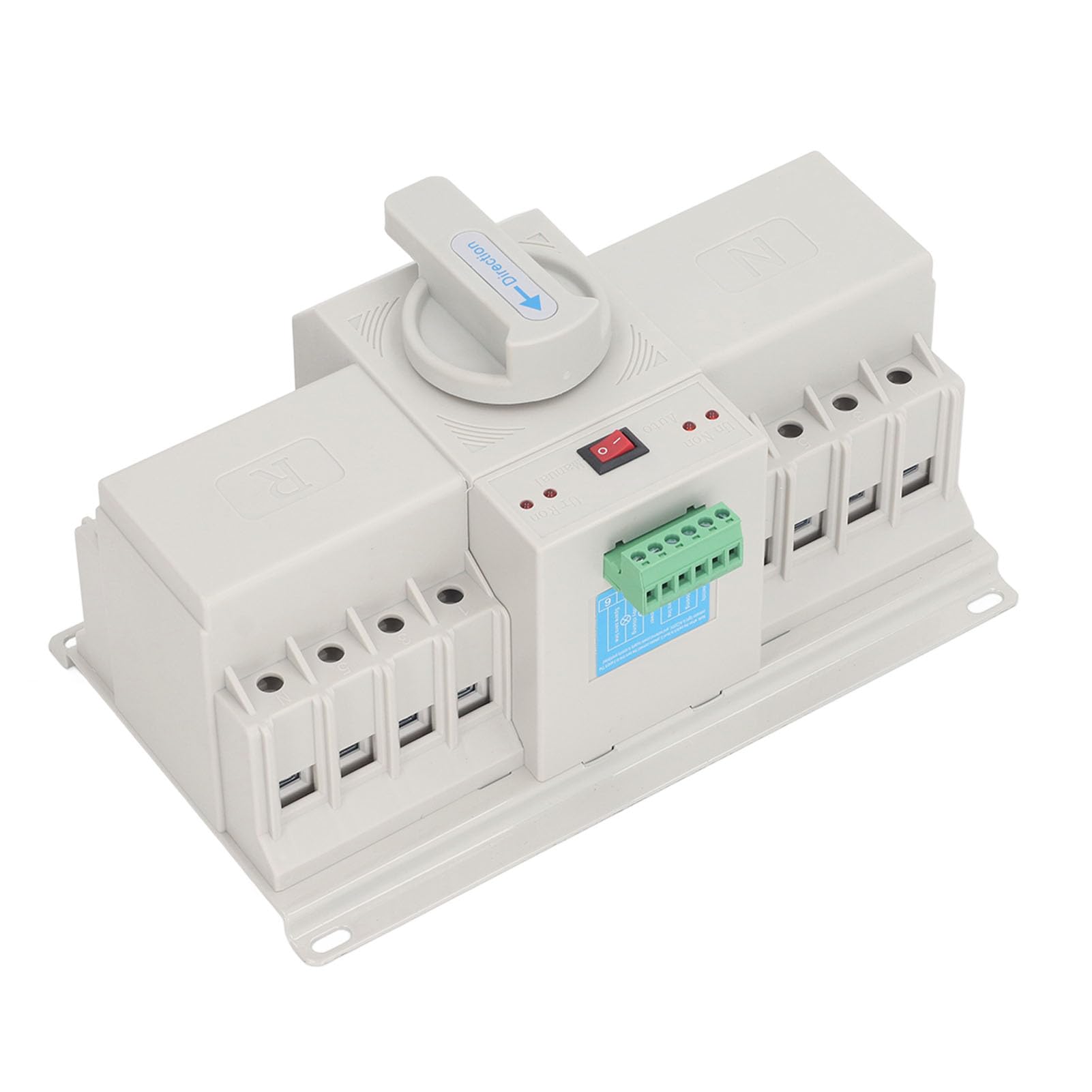 Interruptor de Transferencia Automática de Doble Potencia, Interruptor de Transferencia Automática de Doble Potencia de 400V, Botón de Operación Manual, Protección Múltiple,