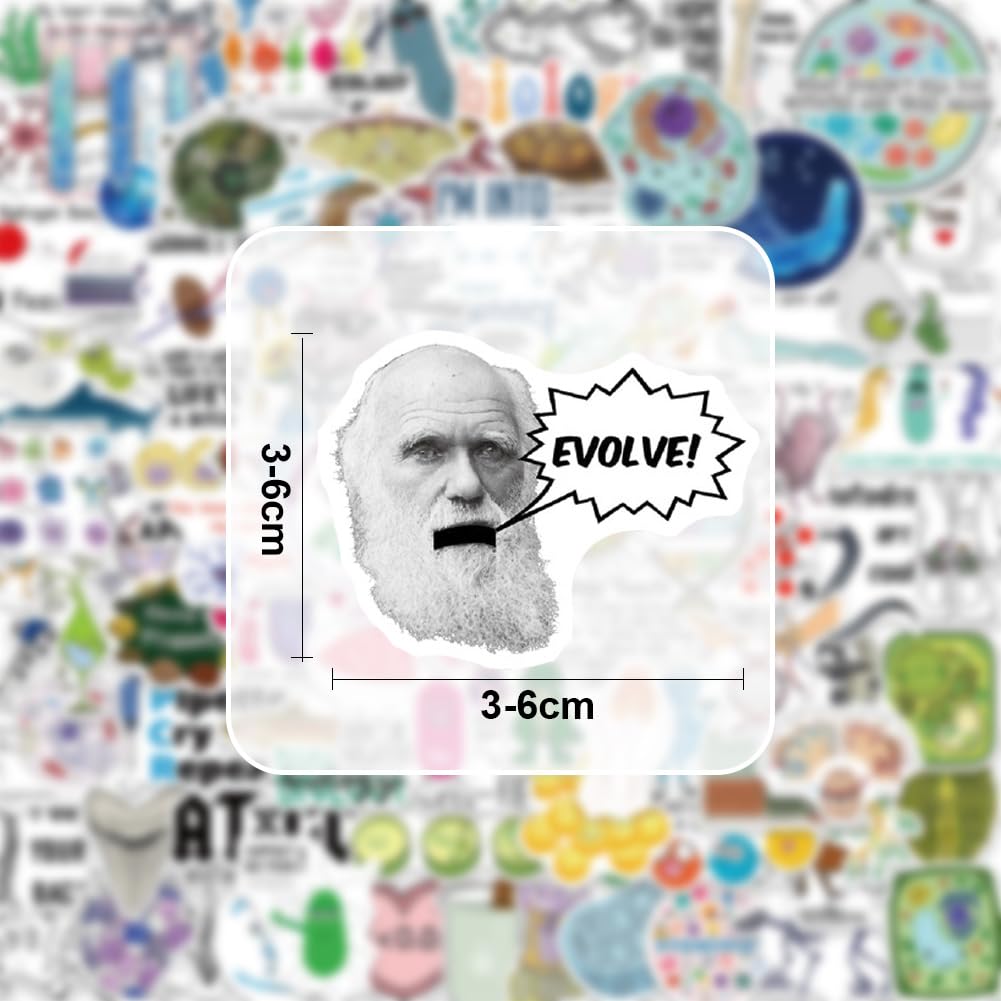 50 Stuks Wetenschappelijke Laboratoriumstickers Voor Experimenten Geen Herhaling Geschikt Voor Studenten En Creatieve Projecten 2