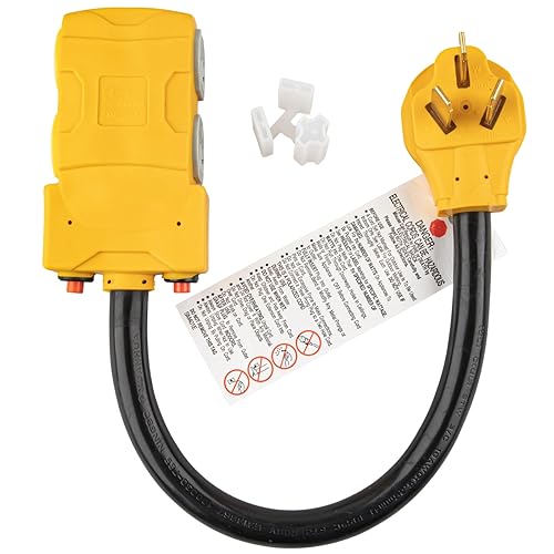 MECMO NEMA 10-50P to 4X NEMA 5-15R/5-20R Power Converter - Thumbnail 3