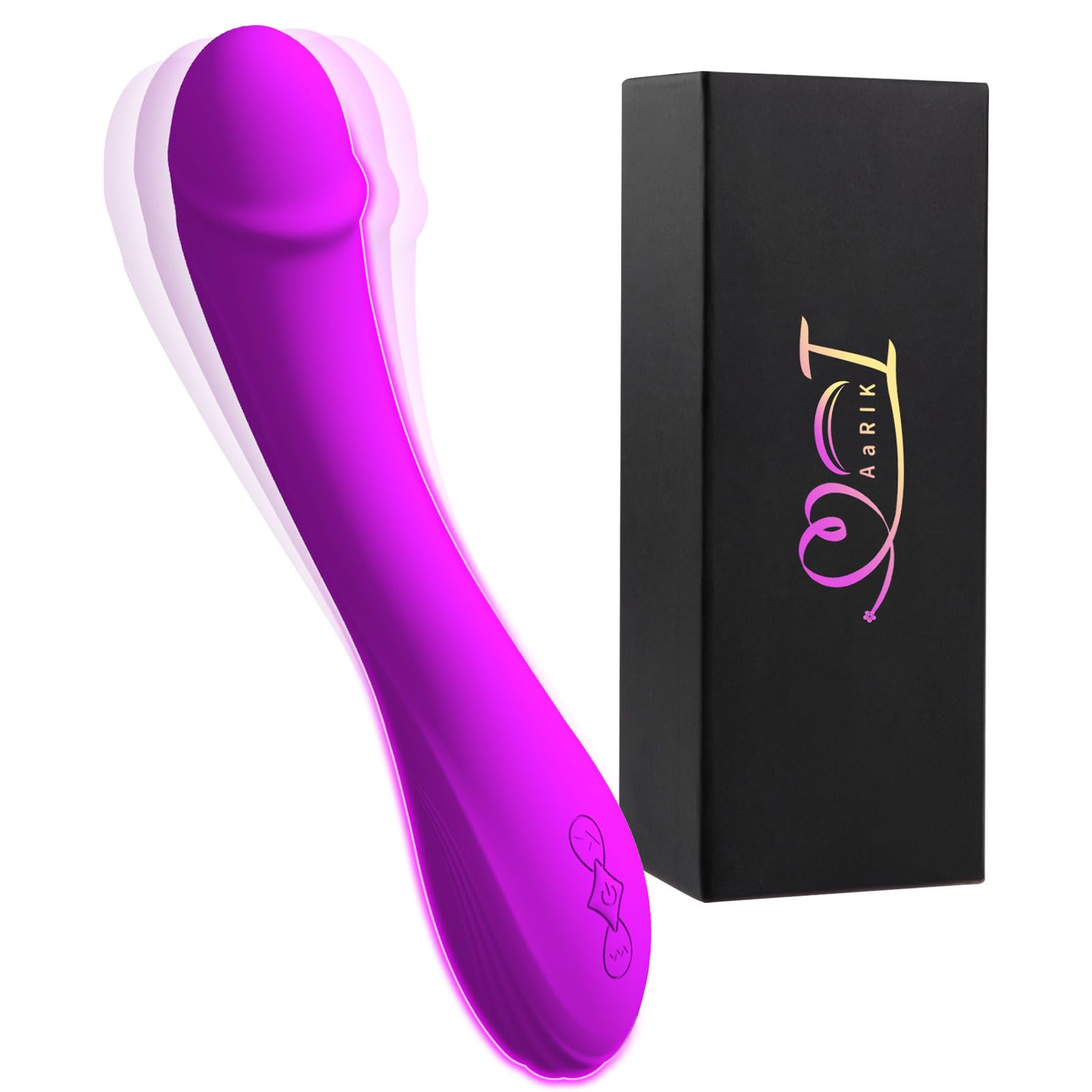 Vibratoreper Donna realistico Dildo,Sex Toys Vibratori Clidoride Donna con 10 Modalità Sex toyscop donna 22cm vibratore donna Vibratori Donna vibratoreper donna pene-USB…, Viola