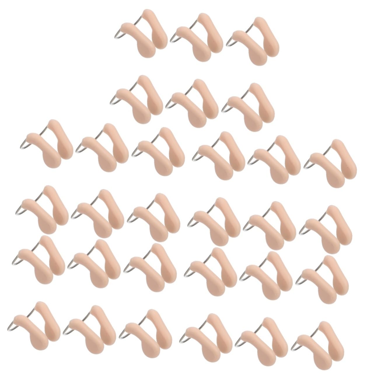 POPETPOP Clip De Nariz De Natación Impermeable Nadar De La Nariz De Natación Clips De Nariz para Nadadores Clips De Nariz para Deportes Acuáticos Beige