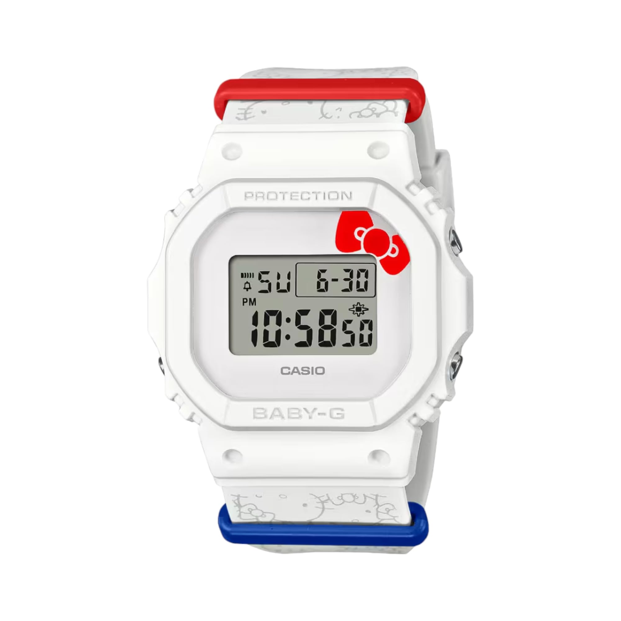 CasioReloj Baby-G x Hello Kitty Aniversario Digital Blanco BGD-565KT-7ER
