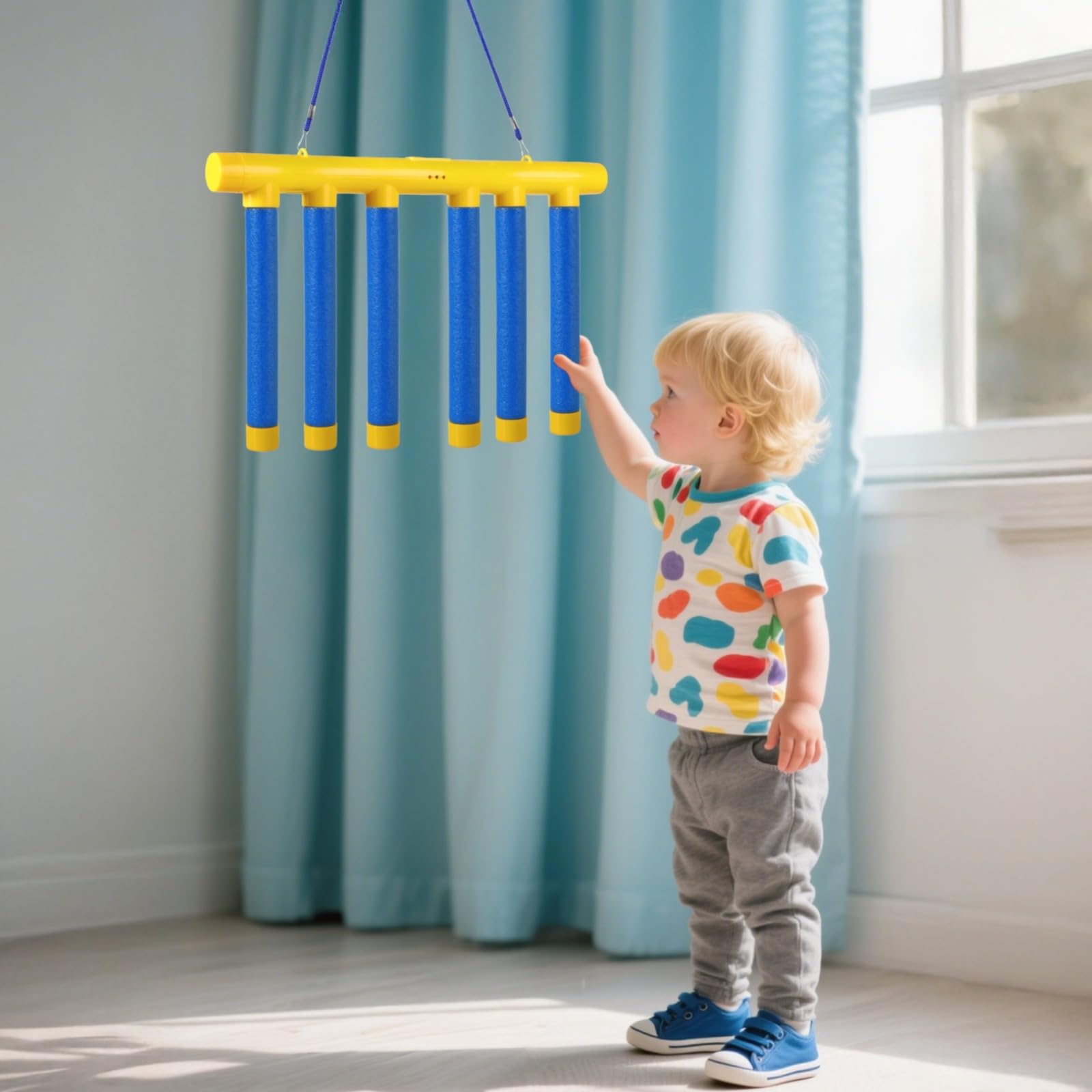 Generisch Reaktionsspiel Upgrade Reflex Challenge Game, 3 einstellbare Geschwindigkeiten, Hand-Auge-Koordination-Trainingsspielzeug, tragbarer Greifer mit Fernbedienung, blau, 38,5 x 21,5 cm