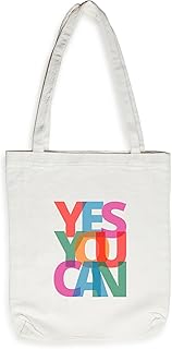 ويلو شنطة يد كبيرة توت يس يو كان، خفيفة الوزن ومتوسطة الحجم وقابلة لاعادة الاستخدام، شنطة تسوق للبقالة، هدية