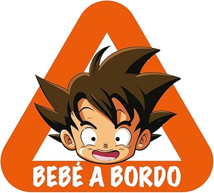 vinilosbici Pegatinas bebé a Bordo Dibujo Tipo Goku
