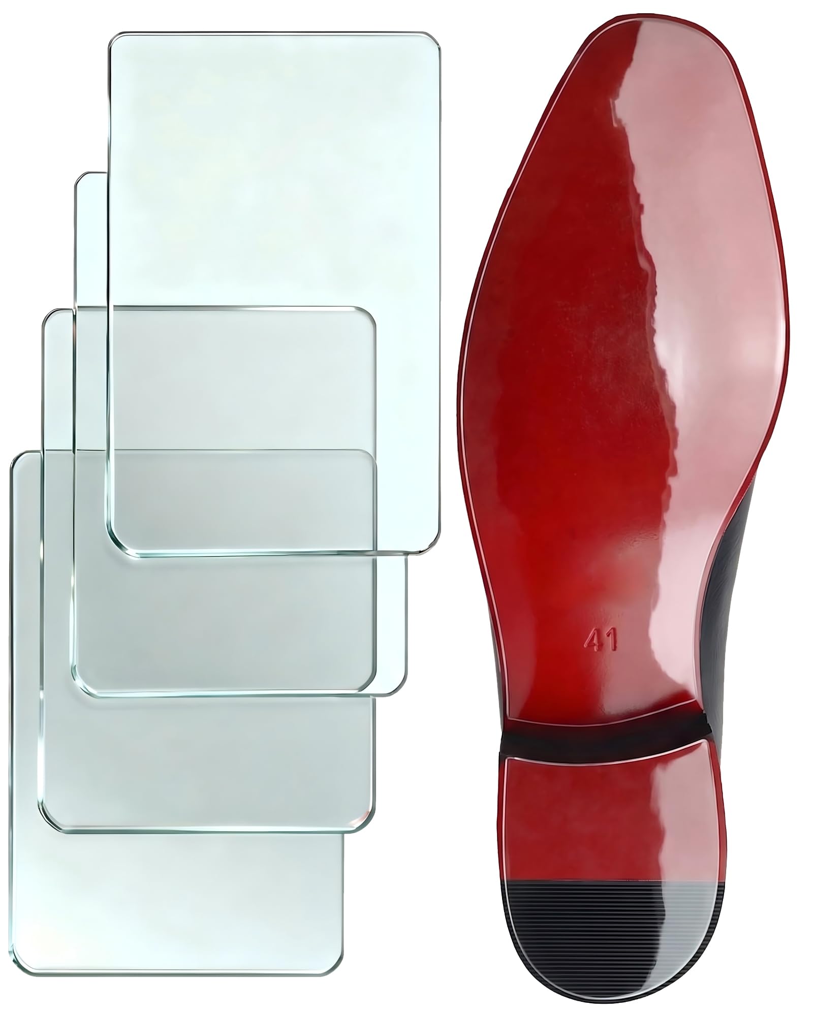Red Bottom Sole Protectors Compatible with Christian Louboutin