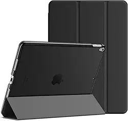 JETech Capa para iPad Air 3 (10,5 polegadas, Modelo 2019) e iPad Pro 10,5 polegadas, Capa Rígida de Suporte Fino com Despertar/Sono Automático (Preto)