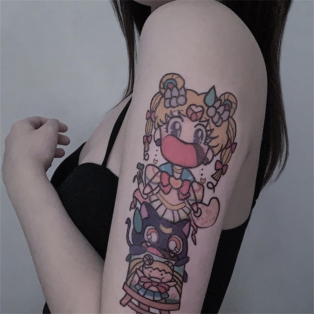 未開封　セーラームーン いれずみシール　TATTOO SEAL 34枚セット Amazon.co.jp: 美少女戦士セーラームーン タトゥーシール BIG 刺青