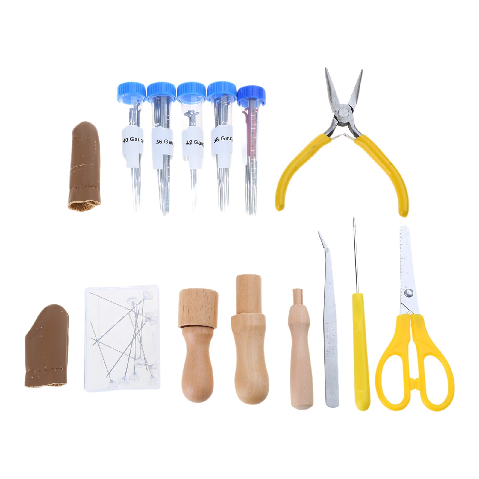 XuQiZZpp Los kits de fieltro de aguja incluyen herramientas de fieltro de lana coloridas, molde de fieltro, herramientas de fieltro de aguja para principiantes y adultos, kits de inicio de fieltro de