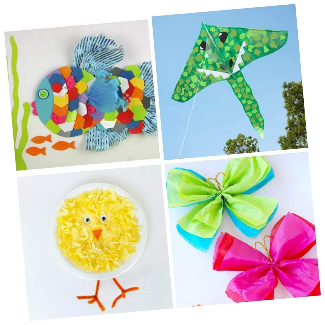 100 Stück Buntes Origami Papier Dünnes Bastelpapier für Handarbeiten Dekoration und Kreative Projekte Farben Zufällig Papier für und Kunsthandwerk Zufällige Farbe Zufällige Farbe