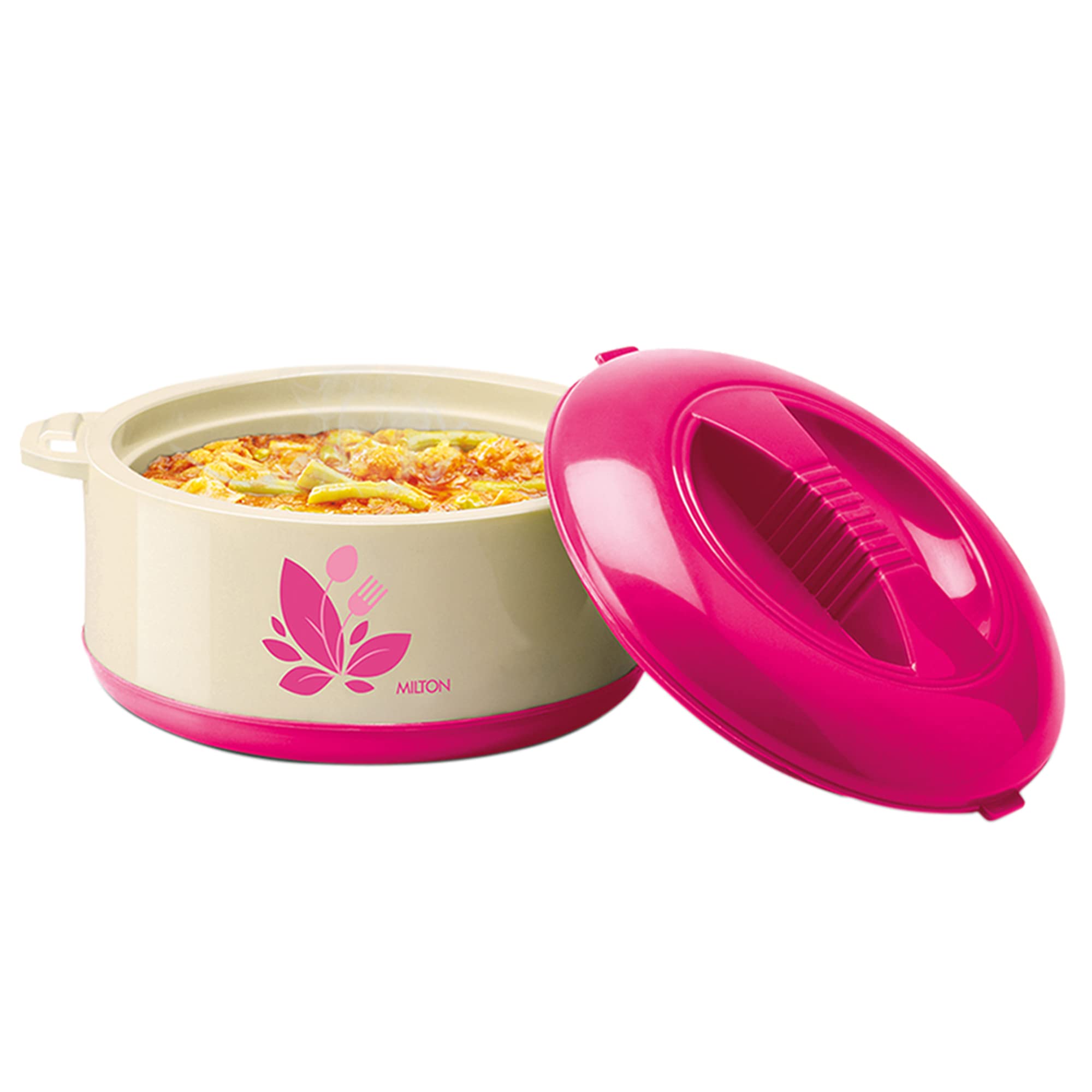 MILTON New Orchid 3000 Inner Steel Casserole, 2850 ml, Pink | PU Insulated | BPA Free |Odour Proof | Food Grade | Easy to Carry | Easy to Store | Ideal for Chapatti | Roti | Curd Maker (B07Z3NL5HC) Amazon Price History, Amazon Price Tracker