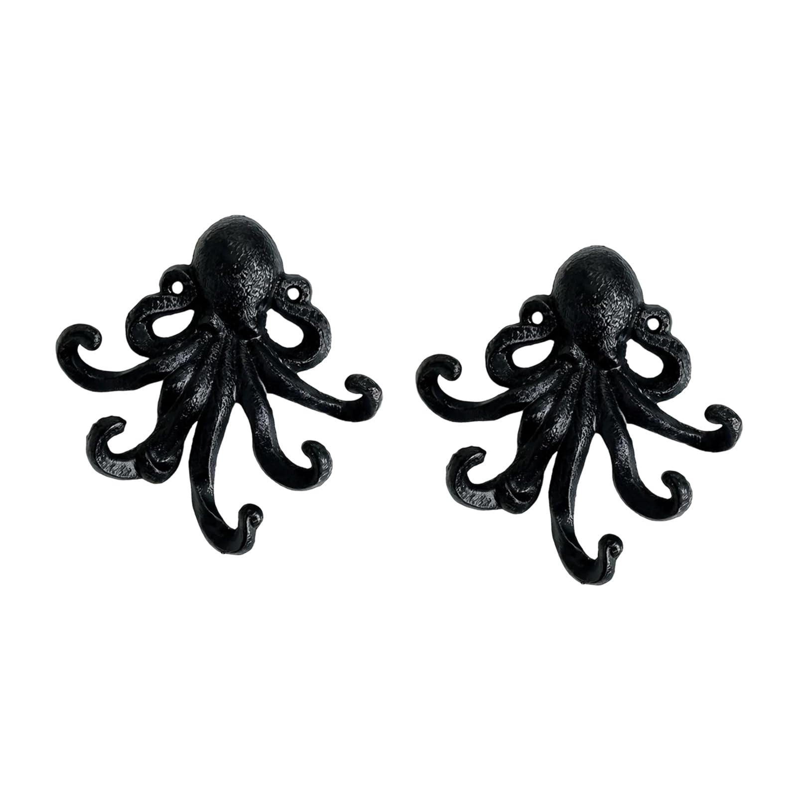 APGLSXY Bucolic Cast Iron Multi Purpose Octopuses Shaped Hook Decorative Coat Hook Ideal for Hangings Coats Bags and Decorations Artistic House Accessory