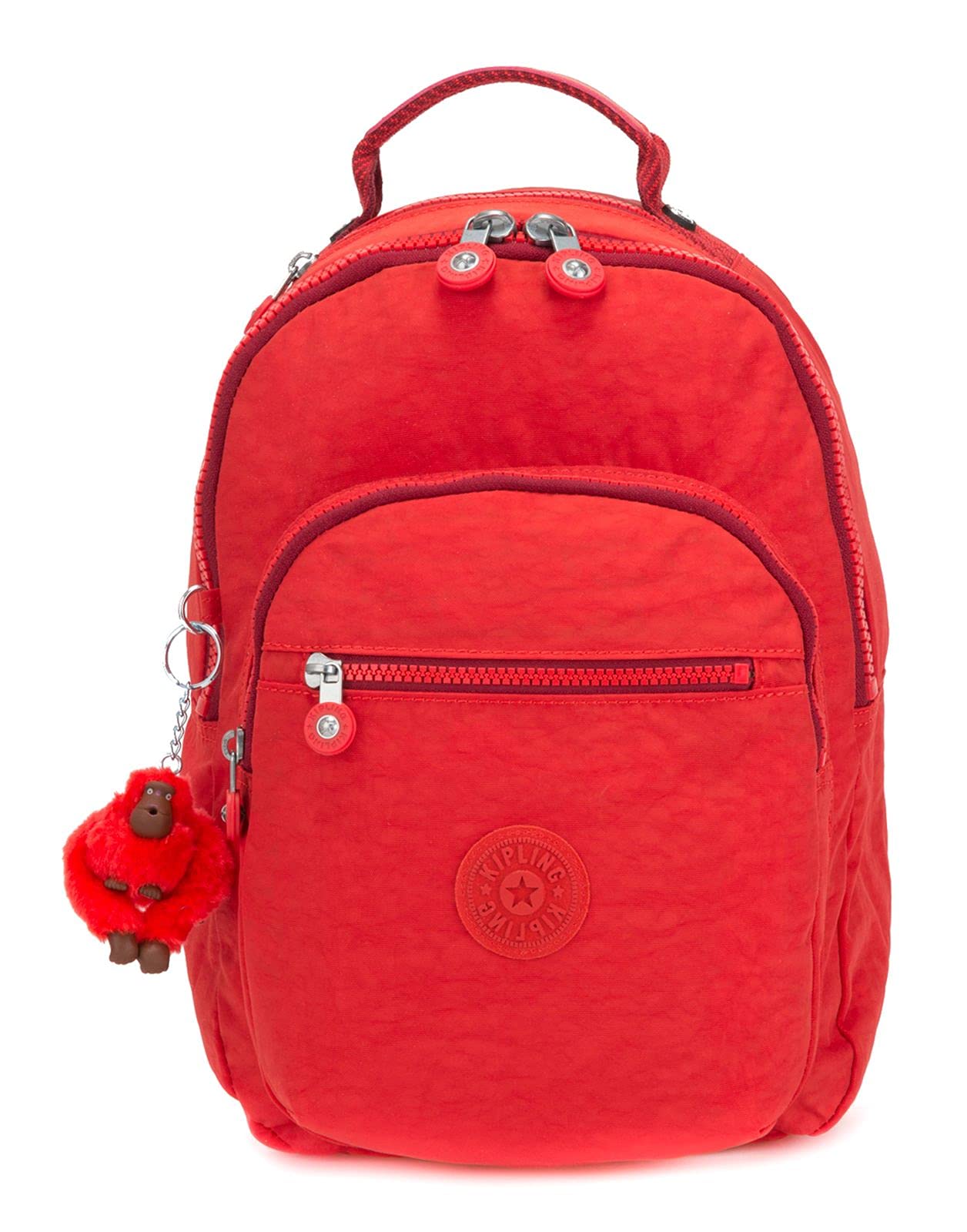 Kipling Women's School Backpack, Red (Active Red), 34cm