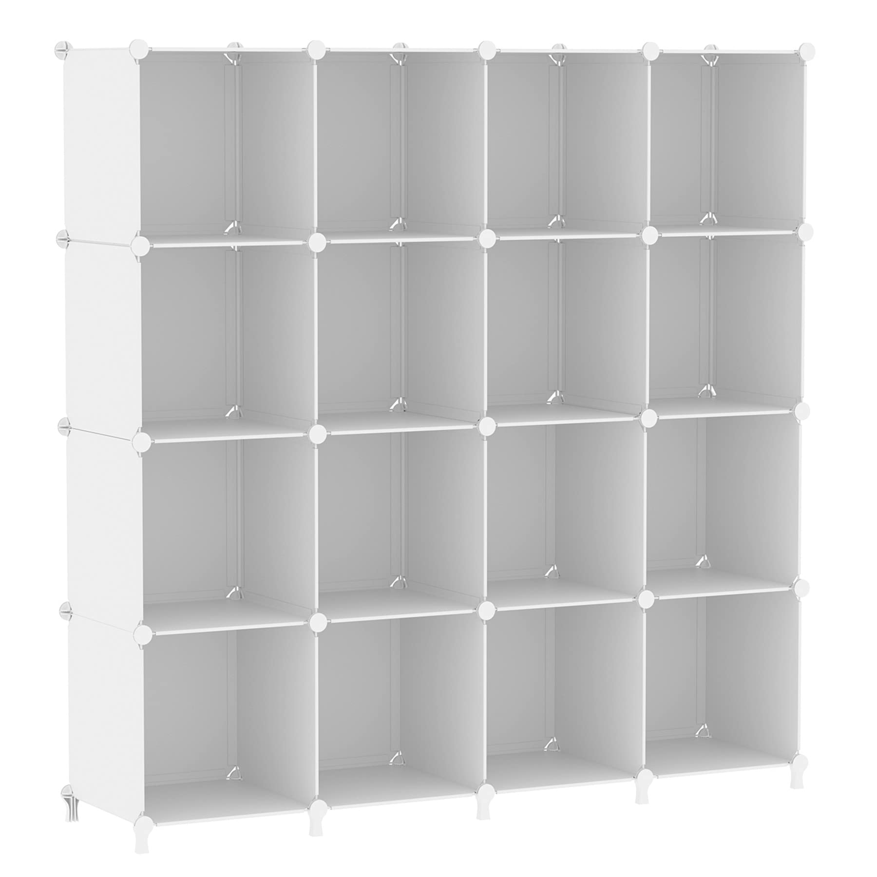 16 Cube Shelves Unit, Closet Organizer Storage Shelf System, Modular