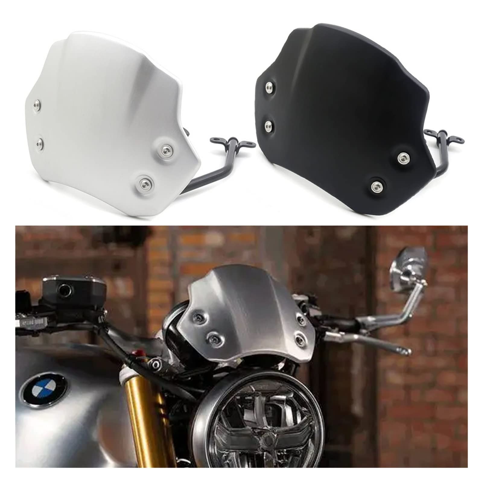 新品BMW Rninet用ウインドスクリーン Bmw R 9 T Amazon | オートバイ R9T 風防 フロントガラス 気流風ディフレクター