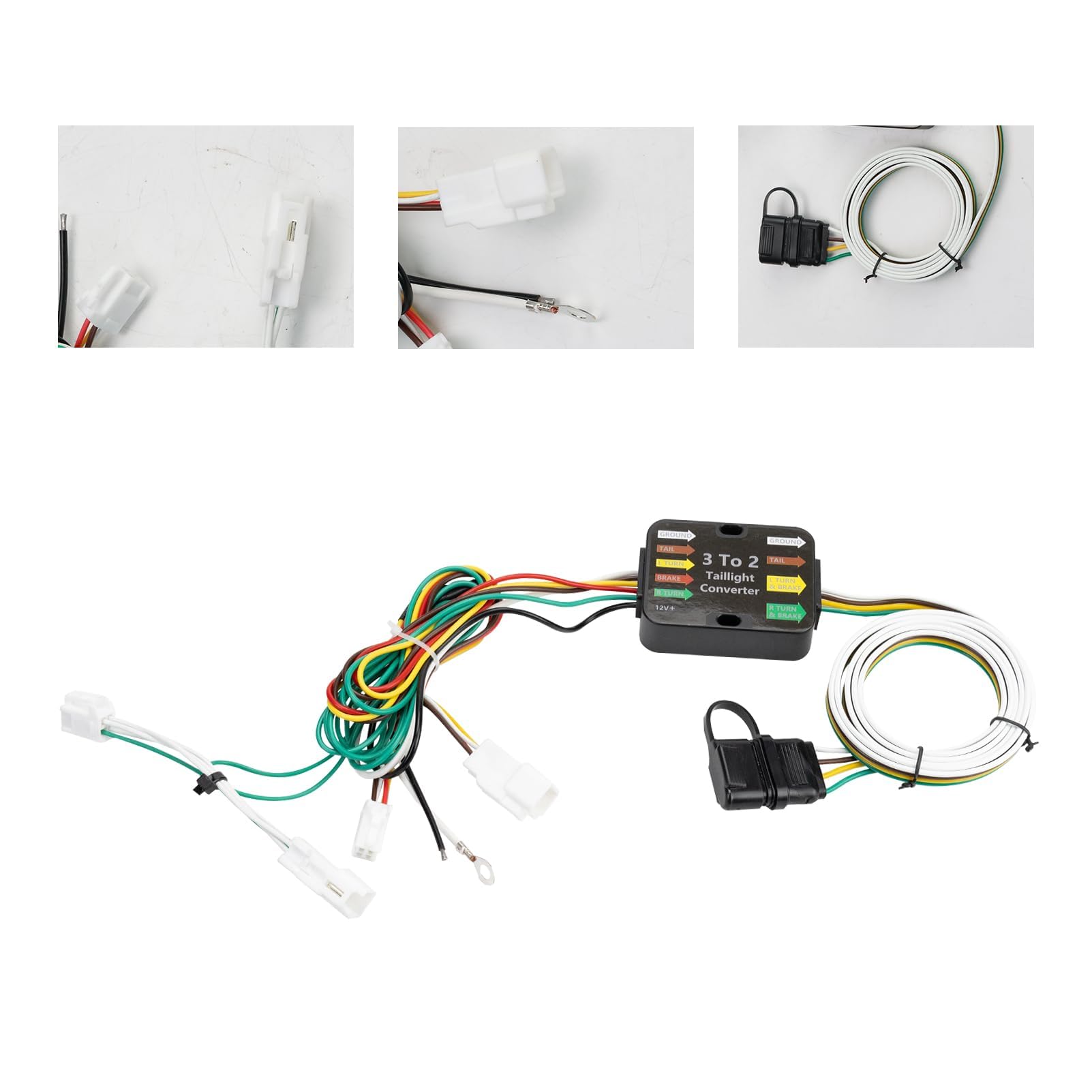 Plug-and-Play 4-Pin Trailer Wiring Harness For 2019-2024 Toyota RAV4 & RAV4 Prime - T-Connector Kit