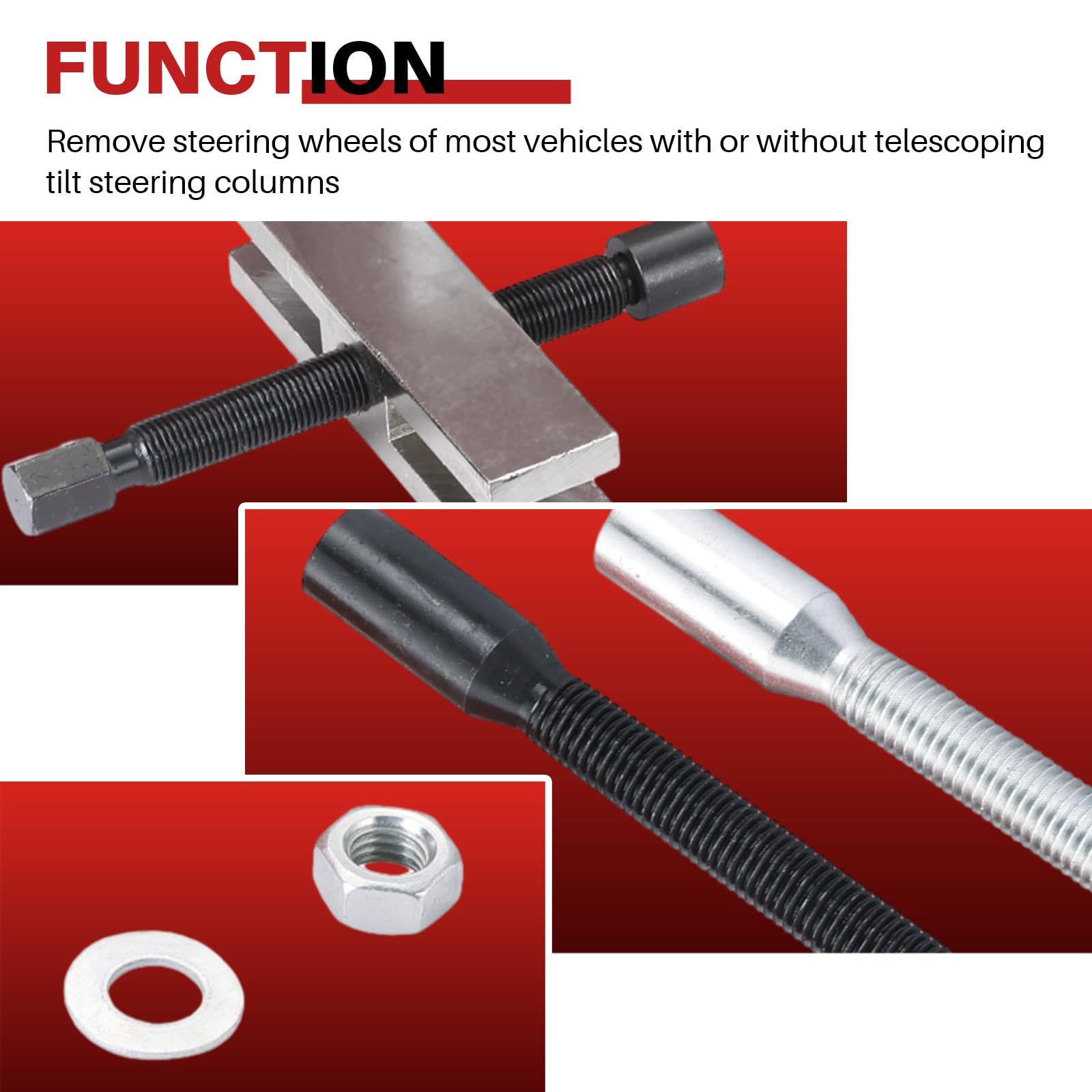 Automotive Car Steering Wheel Puller Compressor Remover