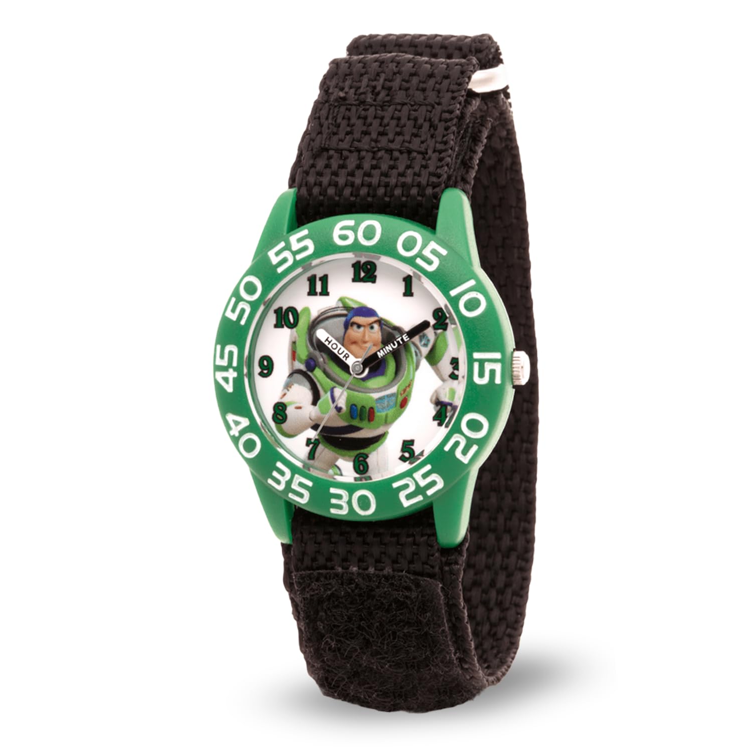 Toy Story Kids' Plastic Time Teacher Analog Quartz Nylon Strap Watch