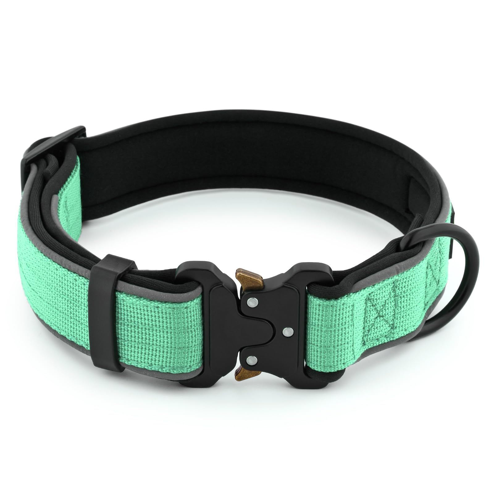 Plutus Pet Tactical Dog Collar, Reflective, Adjustable Heavy Duty Dog Collar, Soft Padded and Comfortable - Image 2