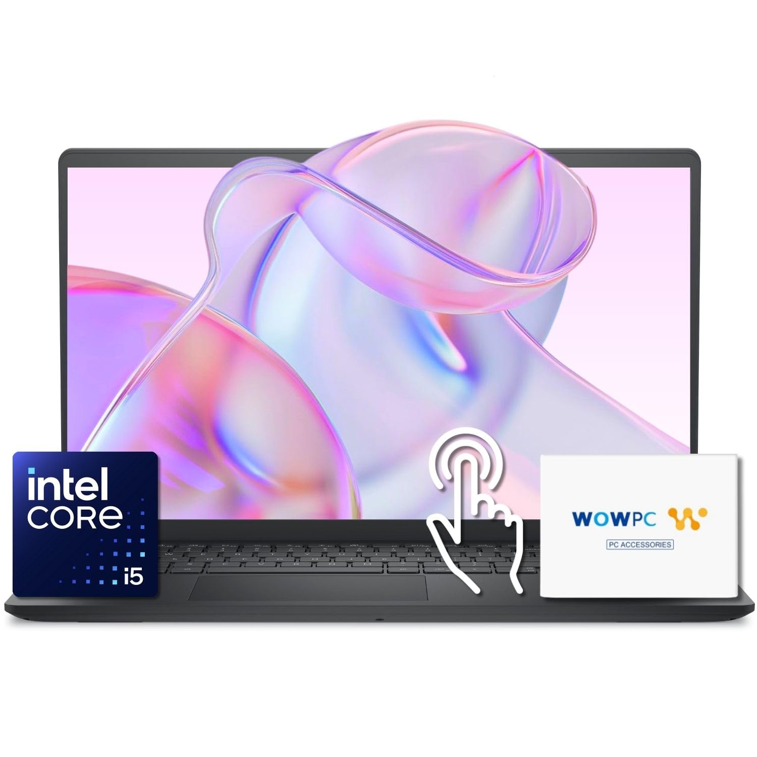 Inspiron 15.6" 2K Touch Business Laptop, New 13th Gen Intel Core i5 (Beat i7-1250U), 12GB RAM, 512GB External and 256GB SSD Storage, Win 11, Office 365 for Web, w/WOWPC Bundle