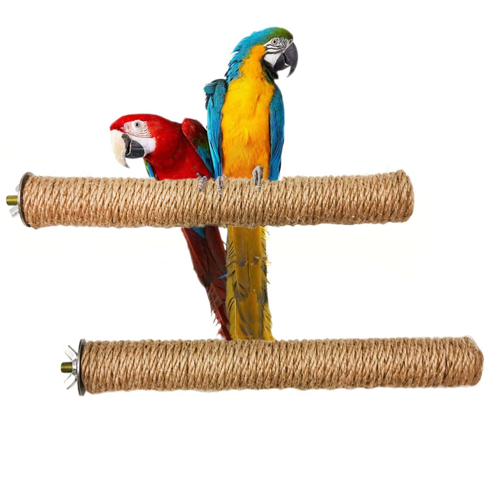Amazon | IYOIYA 鳥 とまり木 ロープ 2.5*30cm 2本 長め インコ 爪とぎ
