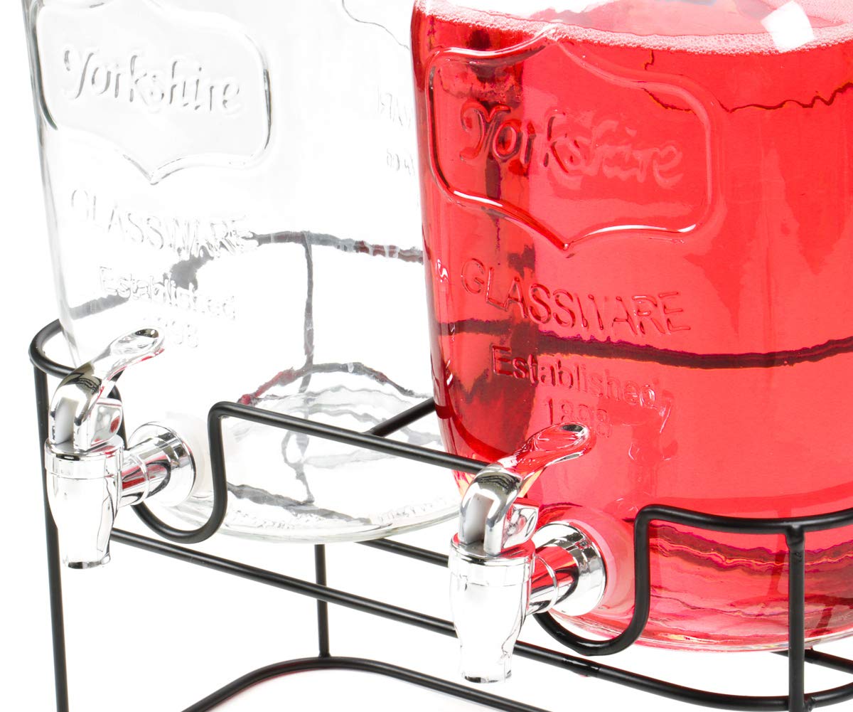 Cuisine Elegance Dubbele Drankdispenser - Waterdispenser 2x4L