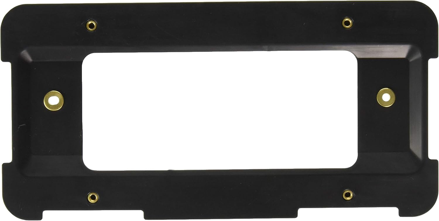 Rear bumper license plate bracket for range rover 2000-2023, plate holder set w 6 unique screw bolts & wrench kit, license tag mounting kit