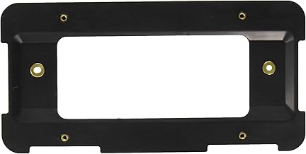 Rear bumper license plate bracket for range rover 2000-2023, plate holder set w 6 unique screw bolts & wrench kit, license tag mounting kit